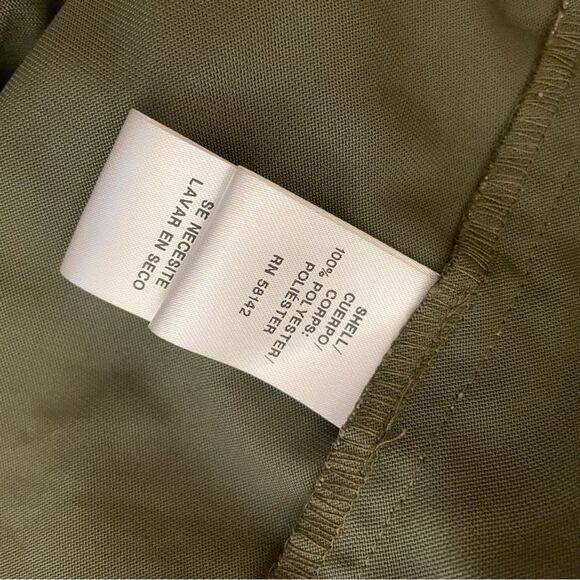 Donna Morgan Sage Green Corduroy Dress W/Pockets Long Sleeve Size 12 - Picture 9 of 9